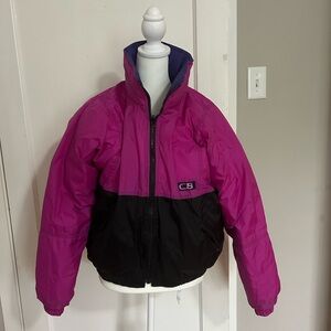 Vintage CB Sport Ski Jacket Reversible